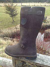 Blackislander Siberia Mens Nubuck Leather Zip up Boots