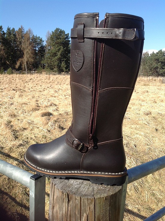 mens leather wellington boots